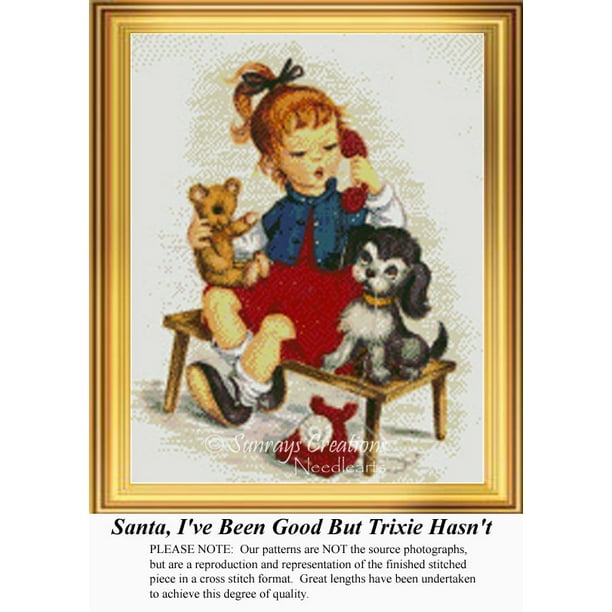 Pattern Only, You Provide The Floss and Fabric A Big Bubble Vintage Cross Stitch Patterns